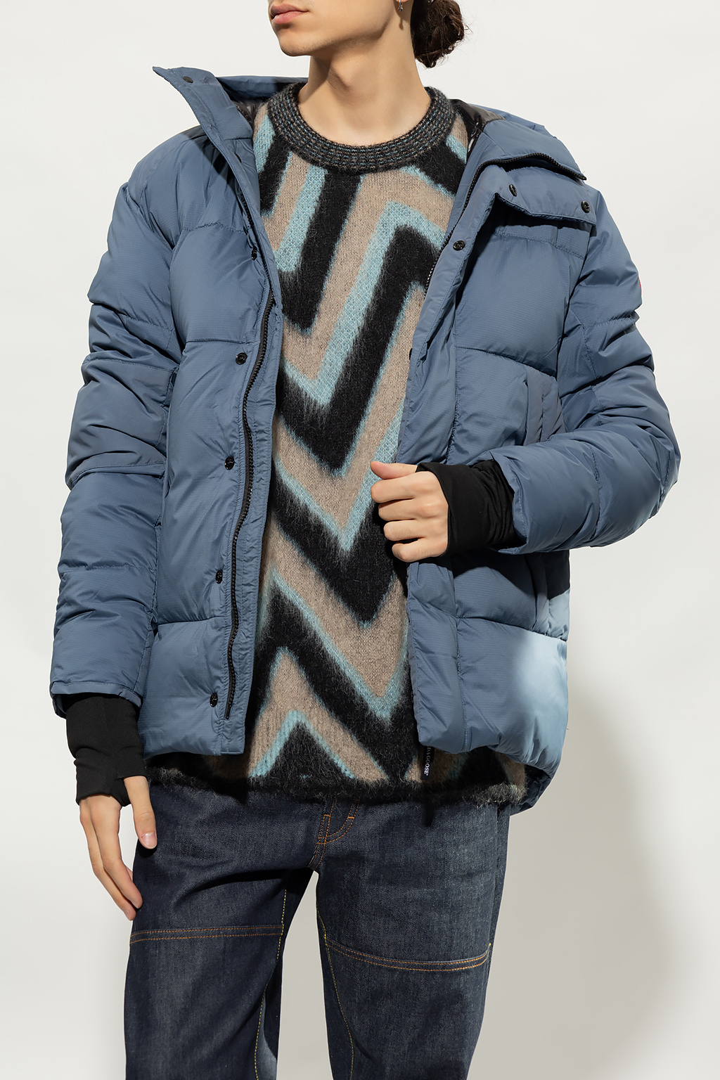 noah 2021 ss paisley cashball puffer jacket fill - SchaferandweinerShops TW  - Blue 'Armstrong' down jacket fill Canada Goose